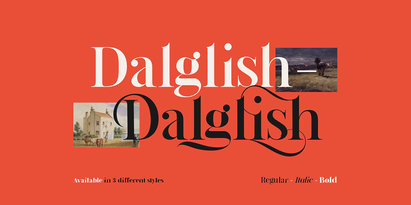 Dalglish Font preview